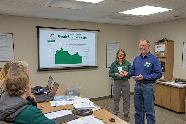 Financial professionals reviewing transaction documents